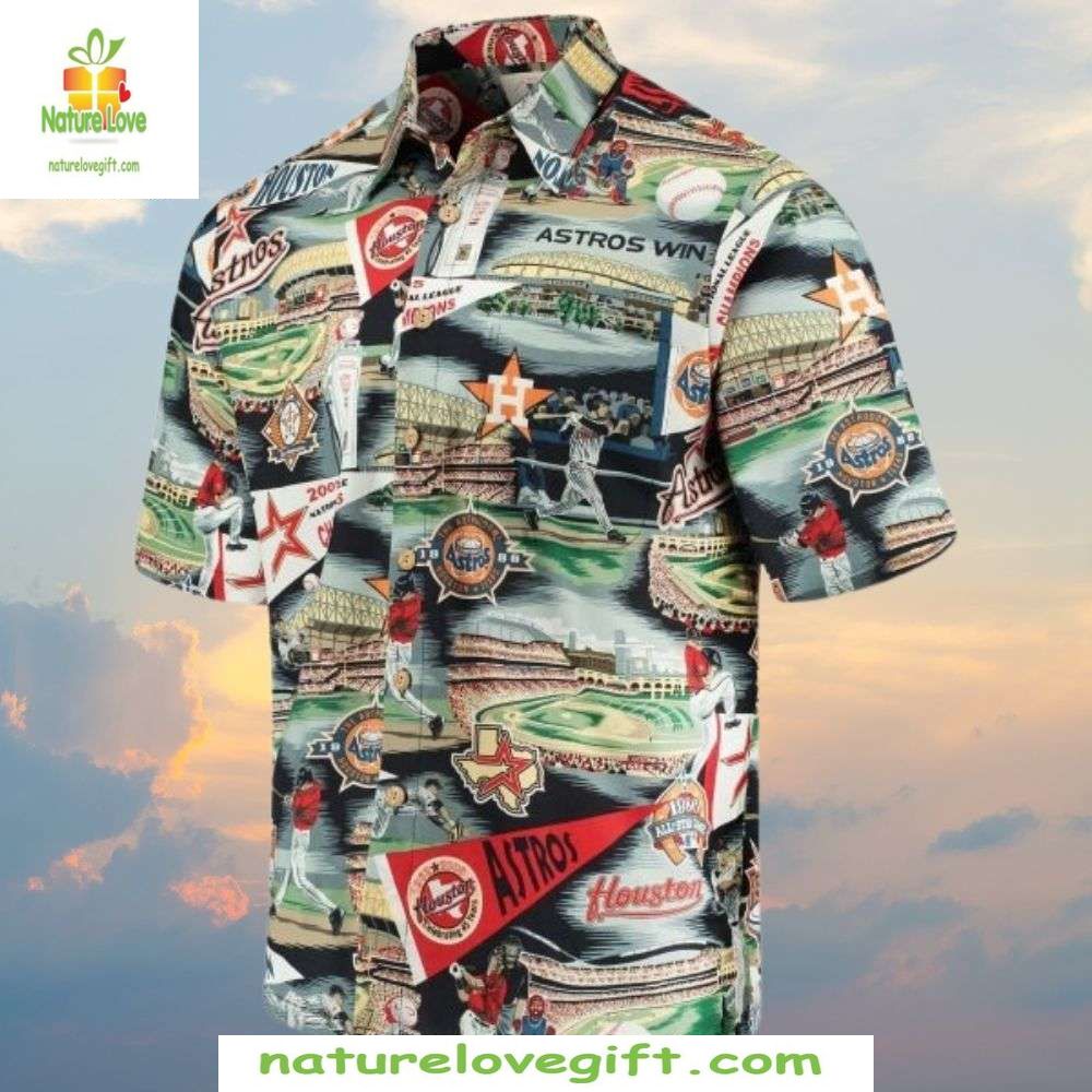 Houston Astros Hawaiian Shirt Championship Moments Stylish Baseball Apparel