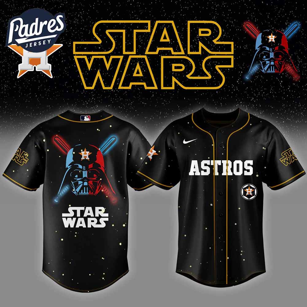 Houston Astros MLB x StarWars Baseball Jersey Editions Limited 2025 - Padres Jersey Oasis: Elevate Your Baseball Style Game