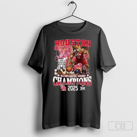 Houston Cougars Big 12 Mens Basketball Tournament Champions 2025