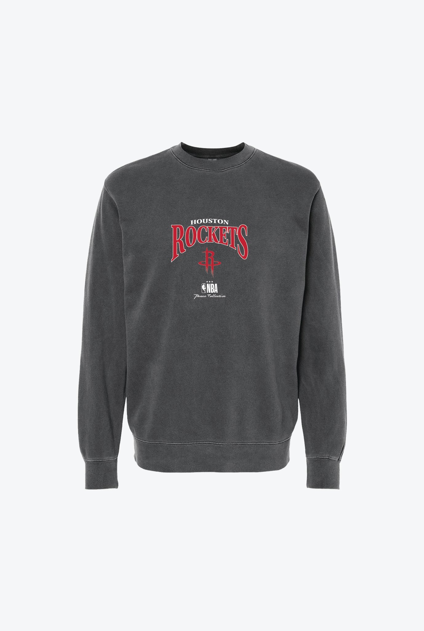Houston Rockets Vintage Embroidered Crewneck - Black