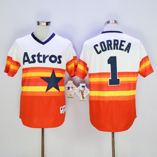 Houston Astros #1 Carlos Correa Astros 11980 Inverted