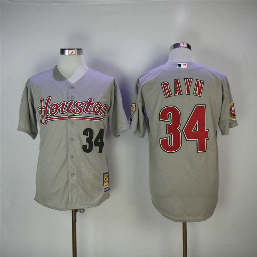 Houston Astros #34 Nolan Ryan Astros 34 Gray 2006 Inverted