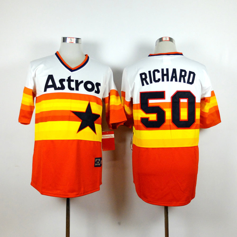 Houston Astros #50 Astros 50 Rainbow Edition Retro
