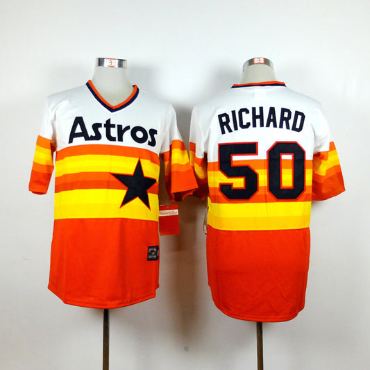 Houston Astros #50 Astros 50 Rainbow Edition Retro