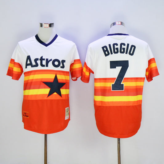 Houston Astros #7 Craig Biggio Astros 71980 Retro