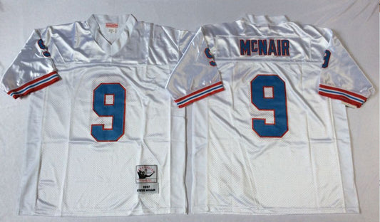 Houston Oilers #9 Mcnair Throwback Style 2