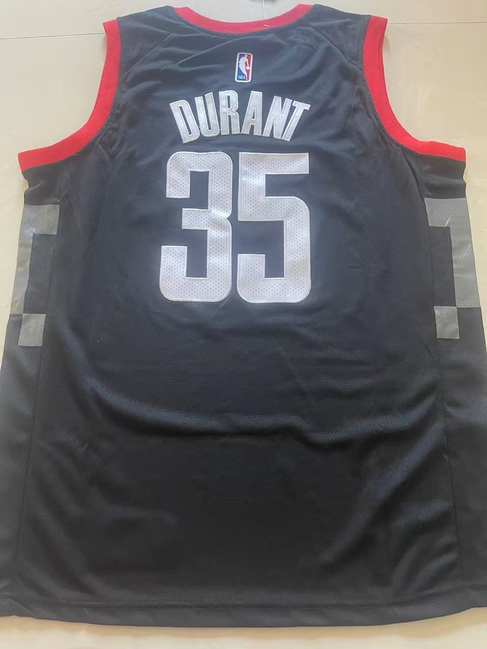 Houston Rockets #35 Kevin Durant Rockets Team 35 # Black Style 1