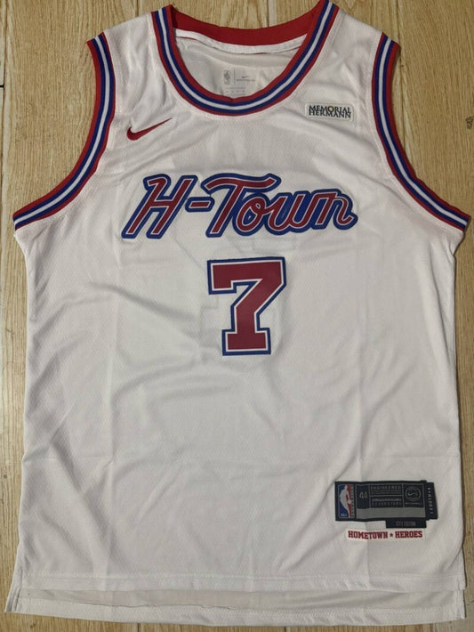 Houston Rockets #7 Kevin Durant White Rockets 7 City Edition Style 2