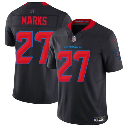 Houston Texans #27 Woody Marks Navy 2nd Alternate 2025 F.U.S.E. Vapor Limited