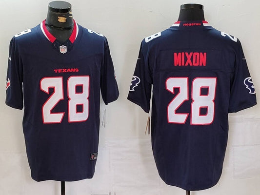 Houston Texans #28 Joe Mixon V3 Style 1