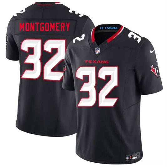 Houston Texans #32 David Montgomery Navy 2nd Alternate 2026 F.U.S.E. Vapor Limited