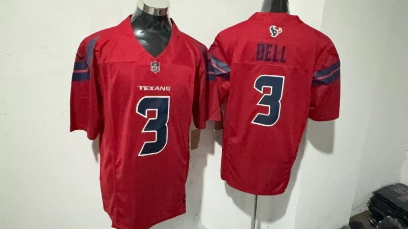 Houston Texans #3 Tank Dell Style 1