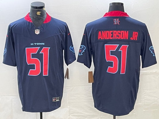 Houston Texans #51 Will Anderson Jr. V3 Style 4