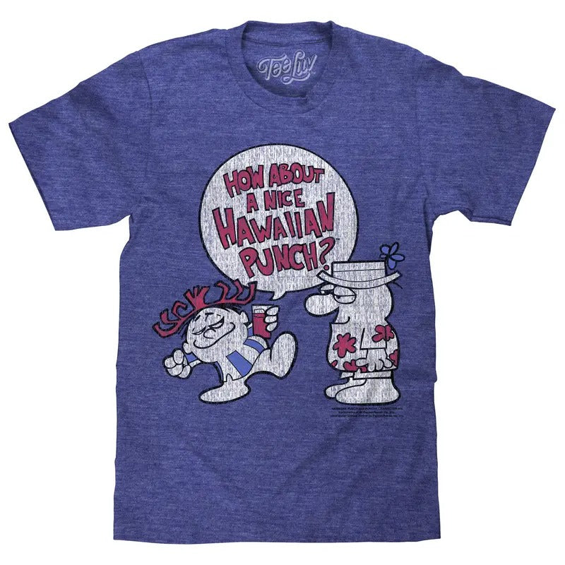 How About a Nice Hawaiian Punch? T-Shirt - Blue Hoodie, Sweatshirt | InkThreadWorks.com