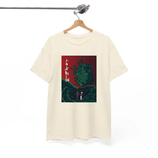 Howl's Moving Castle Shirt, Howl and Sophie Shirt, Anime shirt, Harajuku Clothing Womenswear Crewneck Polyester Sweatshirt Unisex Tops Cottonstyle{n002}3