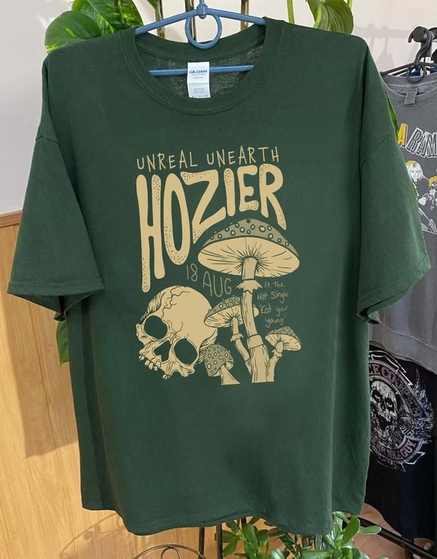 Hozier Unreal Unearth Tour 2024 Shirt, Vintage Hozier Album Graphic Shirt, Hozier Concert Shirt Gift For Men