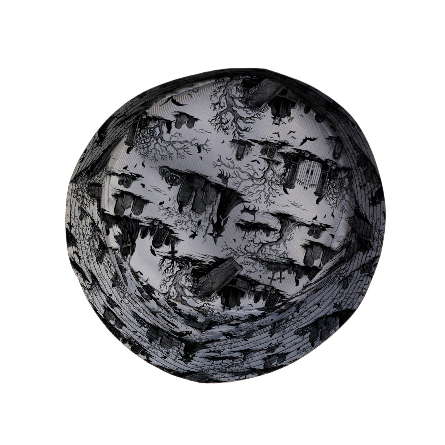 Haunted Graveyard Dark Bucket Hat