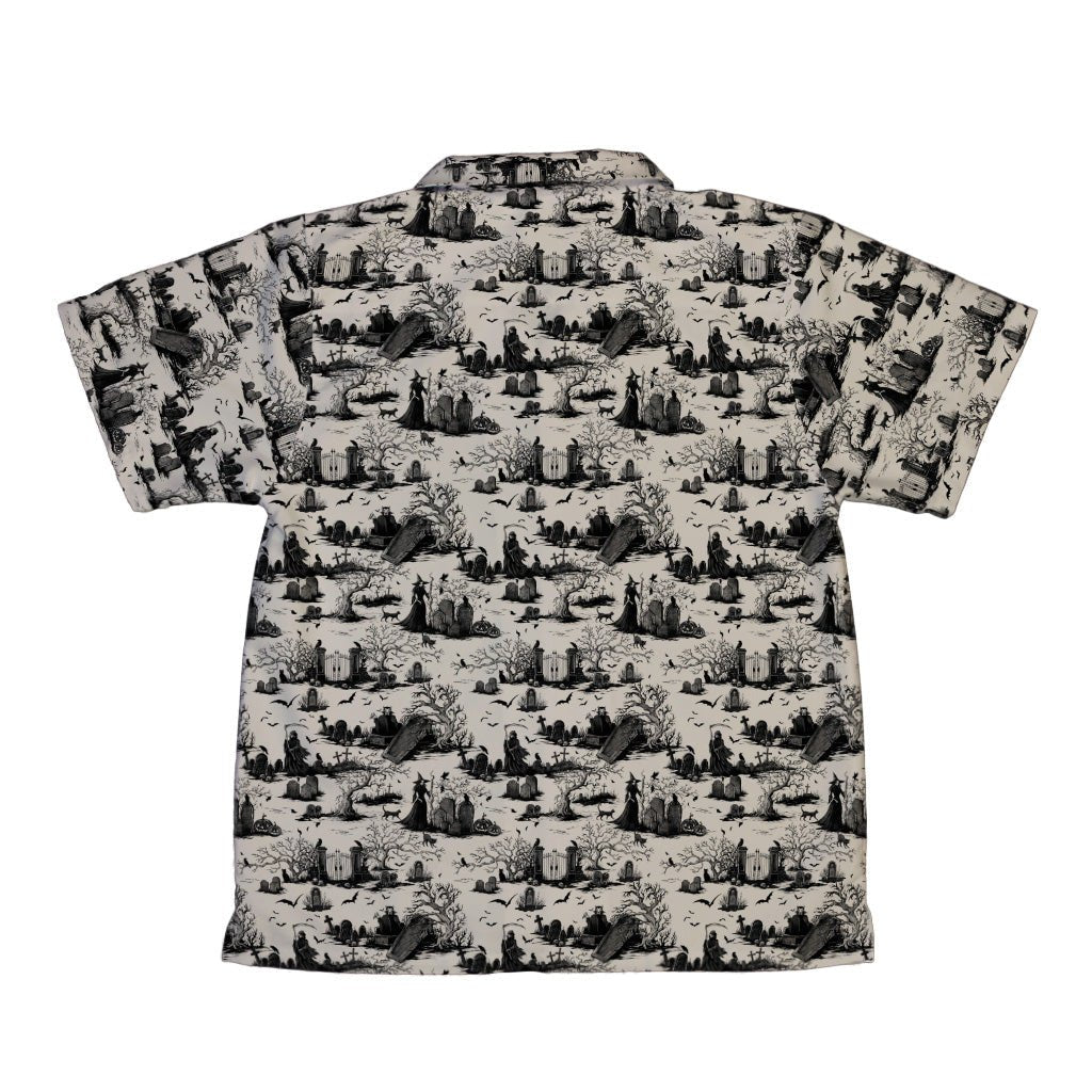 Haunted Graveyard Dark Youth Hawaiian Shirt