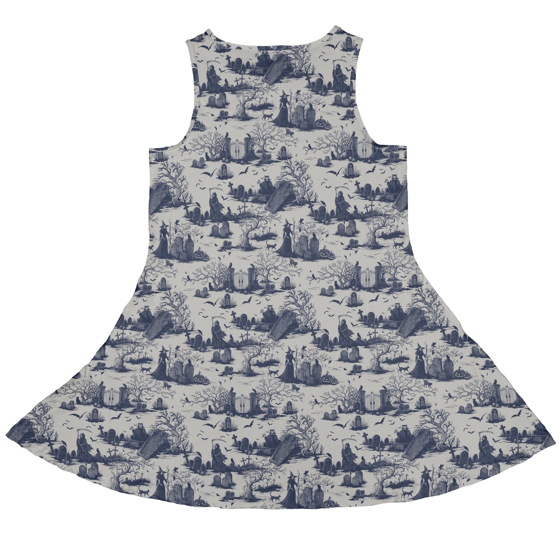 Haunted Graveyard Light Sleeveless Dress
