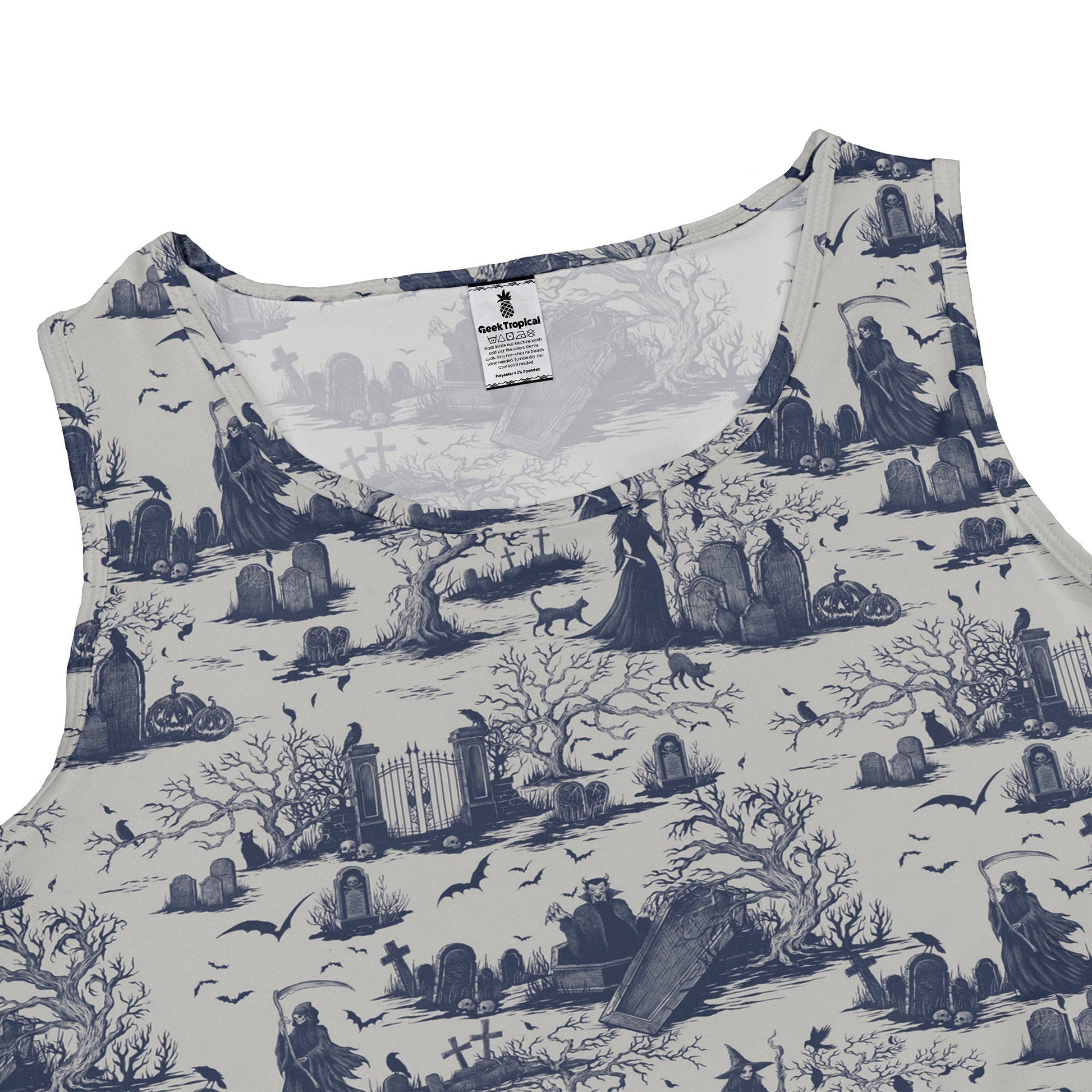 Haunted Graveyard Light Sleeveless Dress
