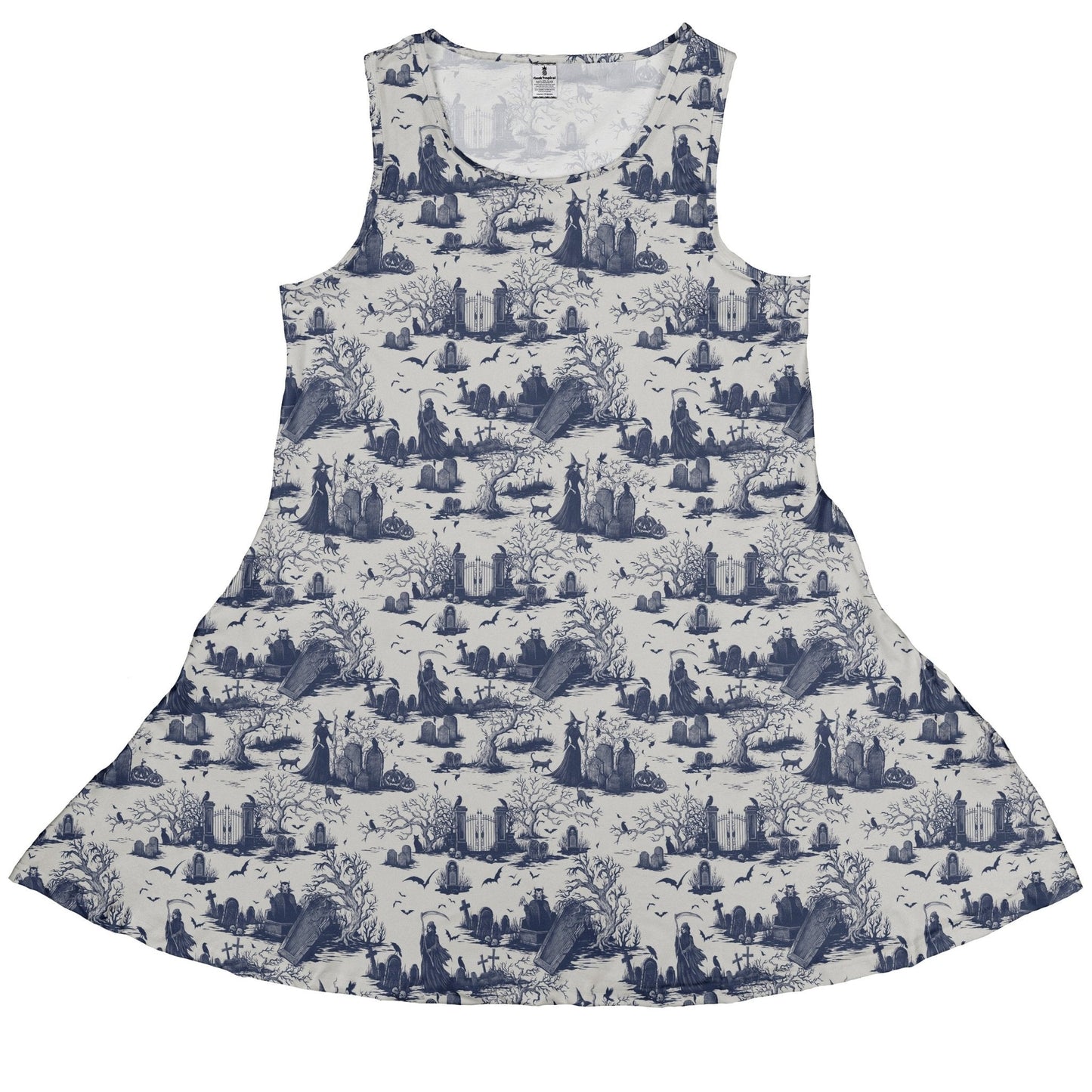 Haunted Graveyard Light Sleeveless Dress