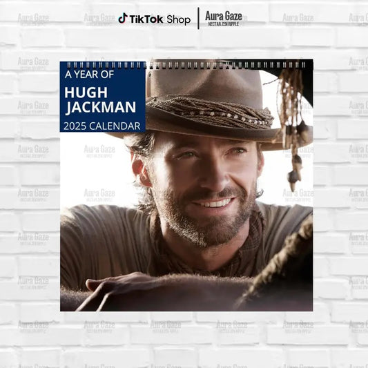 Hugh Jackman Wall Calendar 2025, Monthly Planner, Hugh Jackman Gift For Her, Unique Girl Gift, Celebrity Home and Office Decor, Celebrity Crush Merch