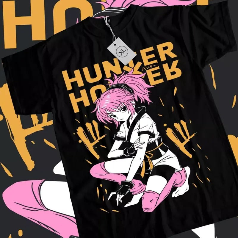Hunter X Hunter Anime T-Shirt & Sweatshirt, Machi Komachine Kawaii Girl Graphic Tee, Anime Manga Lover Gifts shirts guy Ball Comfort Dragon Top