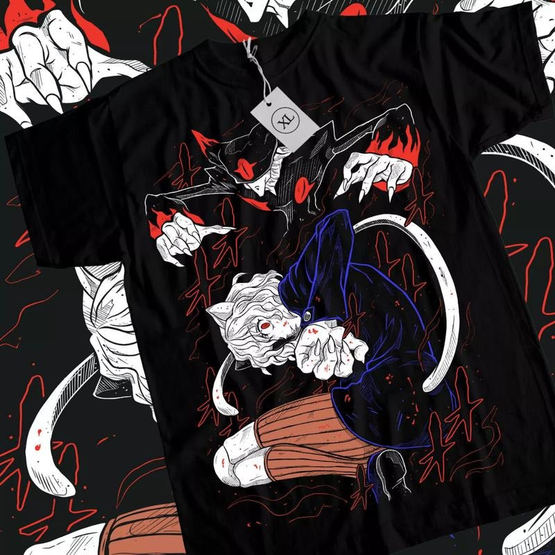 Hunter X Hunter Anime T-Shirt & Sweatshirt, Neferpitou Graphic Tee, Anime Manga Lover Gifts Ball Cotton