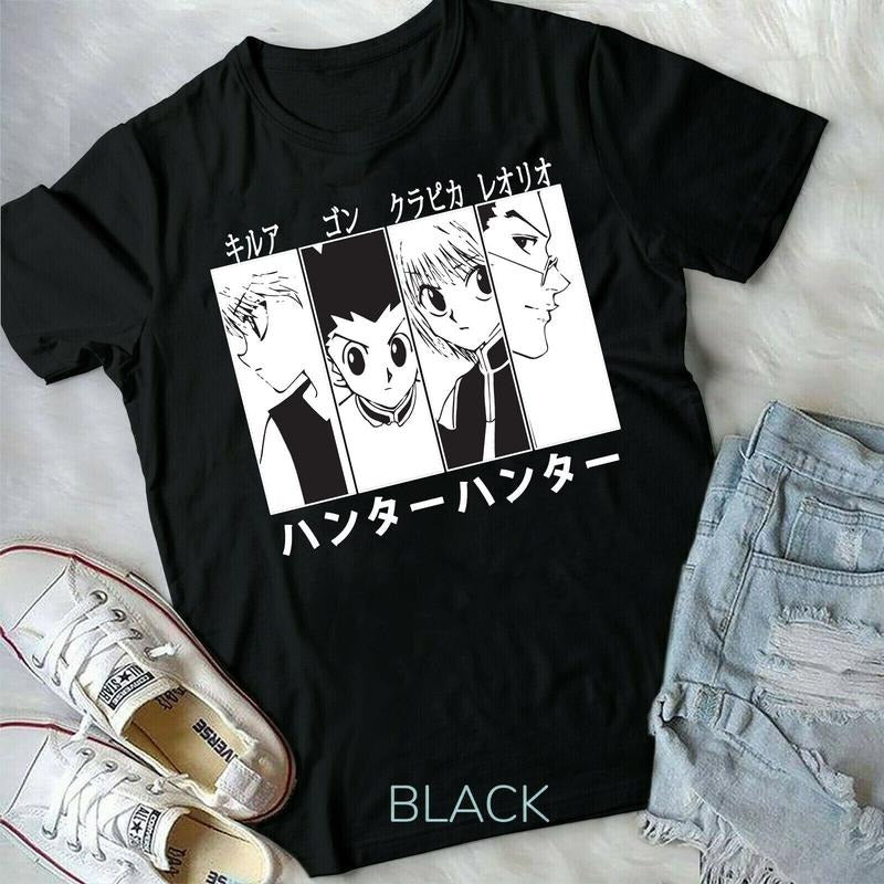Hunter X Hunter, Gon Killua Leorio ,Kurapika HXH, Anime ,Manga ,Unisex T-Shirt S-4XL Hoodie, Sweatshirt | InkThreadWorks.com