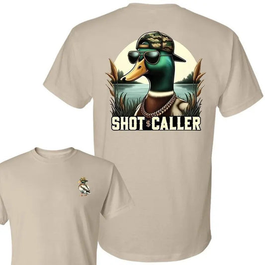 Hunting Duck T-shirt, Casual Unisex Cotton 2 Sides T-Shirt, Full Colors, Full Sizes, For Men, For Women Menswear Top -...