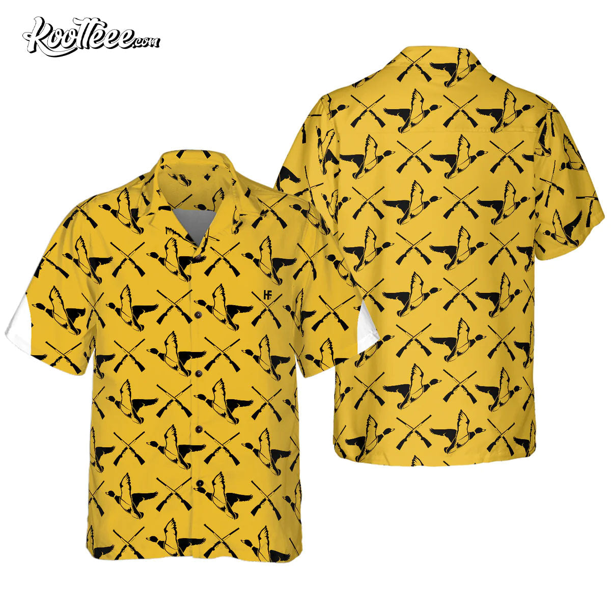 Hunting With Guns And Ducks Hawaiian Shirt
