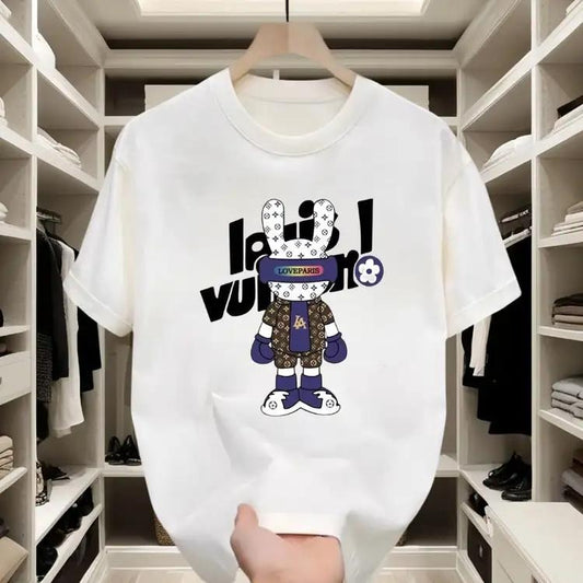 Hypebeast - approved Cotton T - shirt | Edgy Bunny Print, Ideal for City Hangouts Hoodie, Sweatshirt | InkThreadWorks.com