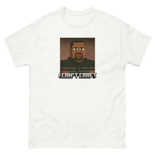 I Can't Craft George Floyd Graphic Tee Featuring Bold Parody Design and Controversial Meme Humor