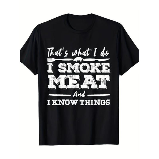 I'D SMOKE THAT - Funny Meat BBQ Season Smoker & Grilling T-Shirt - 220g made in usa