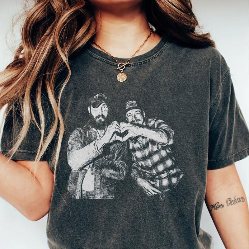 I Had Some Help T-Shirt, Country Music T-Shirt, Posty Wallen Shirt, It Takes Two To Break A Heart In Two Shirt, Unisex...