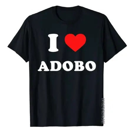 I Love Adobo Filipino Food Philippines Premium T-Shirt Designer Male T Shirt Slim Fit Tops & Tees Cotton Printed, Gift...
