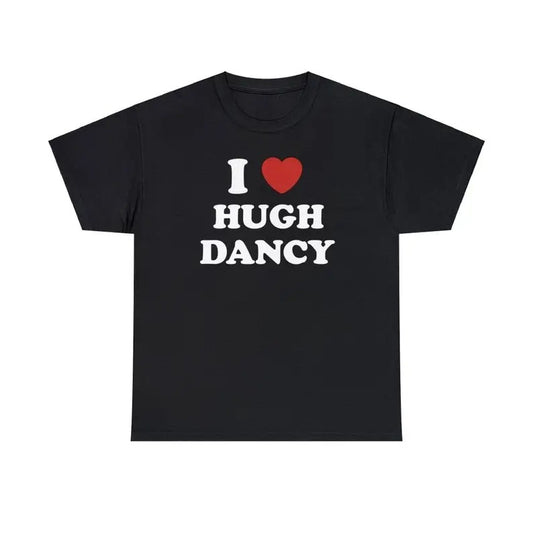 I Love Hugh Dancy Unisex Tee, I Love My Boyfriend Shirt Hoodie, Sweatshirt | InkThreadWorks.com