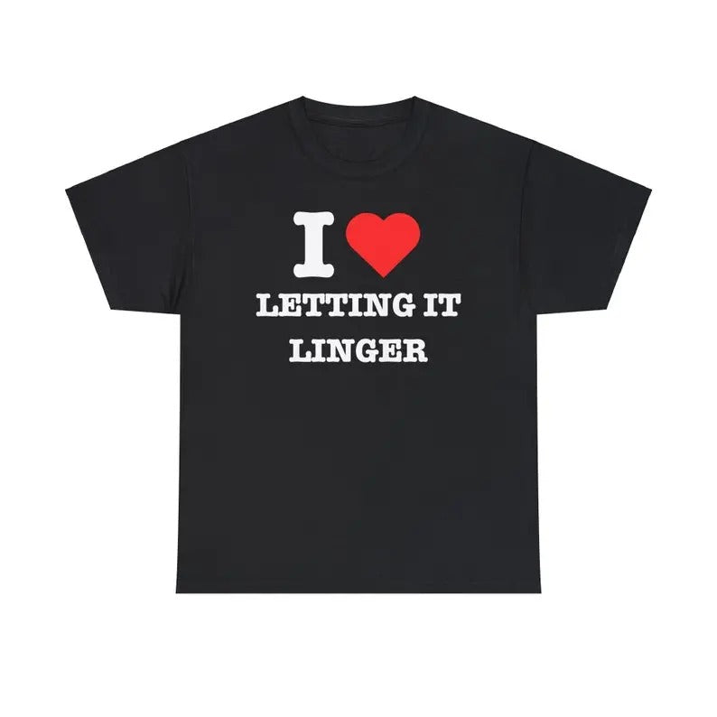 I Love Letting It Linger The Cranberries T-shirt, I Heart Band Tee, Menswear Classic Casual Crewneck Short Top Short...