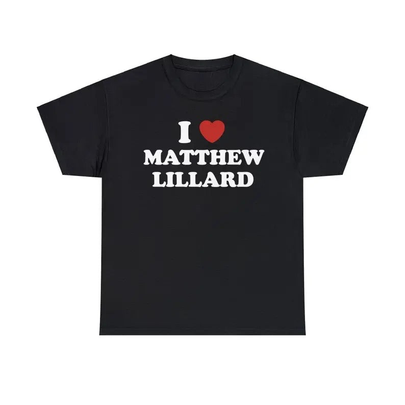I Love Matthew Unisex Tee, Scream I love t shirt, Funny Tee Menswear T-Shirt