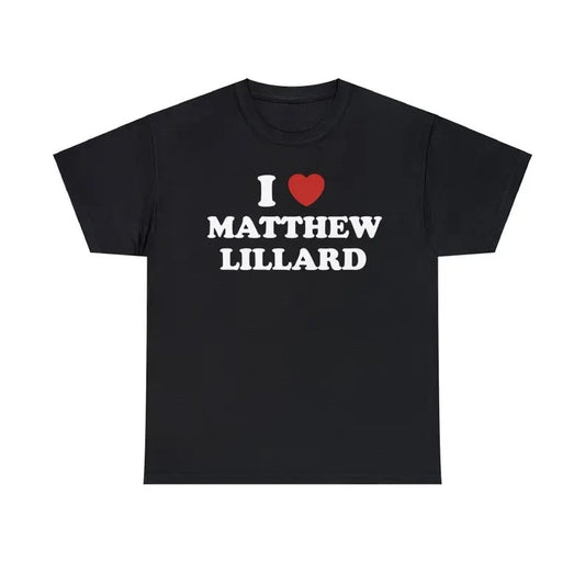 I Love Matthew Unisex Tee, Scream I love t shirt, Funny Tee Menswear T-Shirt