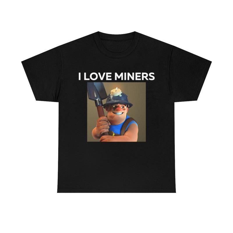 I Love Miners Shirt Featuring Funny Humor and Unique Style Hoodie, Sweatshirt | InkThreadWorks.com