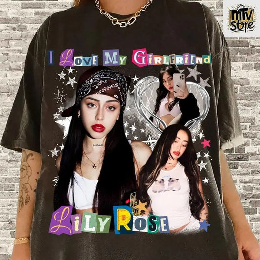 I Love My Girlfriend Shirt, Custom Bootleg Tee, Gift For Boyfriend, Custom Your Photo, Insert Your Design, Valentine Shirts For Boyfriend