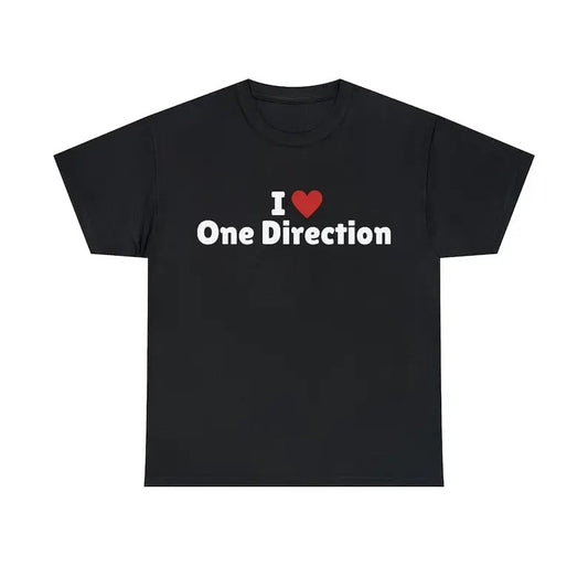 I Love One Direction T-Shirt, I Heart One Direction Tee Shirt - Unisex T-Shirt,  Trending shirt, Gift for him,...