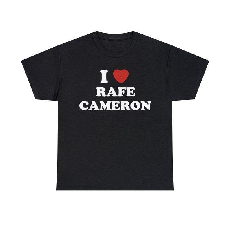 I Love Rafe Cameron Unisex Tee, Outer Banks Movie T shirt Hoodie, Sweatshirt | InkThreadWorks.com