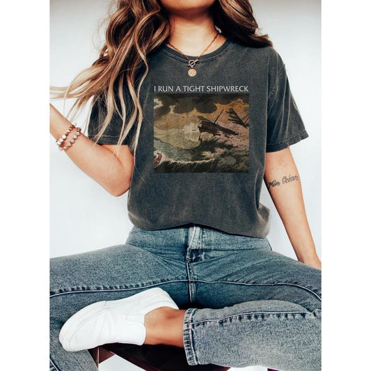 I Run A Tight Shipwreck Shirt for Mom Shirt, Mothers Day Shirt for Mom, Gift for Mom, Homeschool Mom Shirt, Gift for...