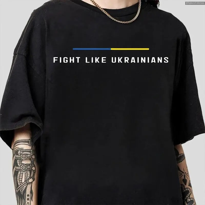 I Stand With Ukraine Shirt, Support Ukraine Military Peace Shirt, zlsky T-shirt, fight like ukrainian Tee , Global...