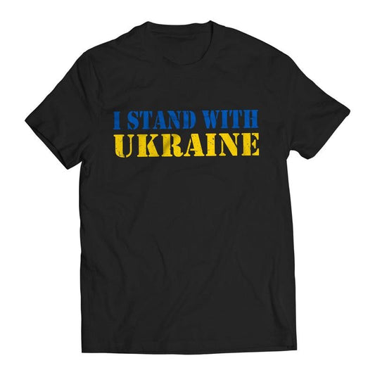 I Stand With Ukraine Volodymyr Zelenskyy Ukrainians Support T-Shirt Casual Comfort Hoodie, Sweatshirt | InkThreadWorks.com