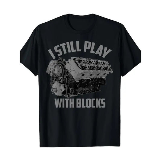 I Still Play With Blocks Racing Shirt Maintenance Man Gift T-Shirt Made in USA Hoodie, Sweatshirt | InkThreadWorks.com
