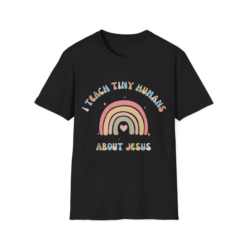 I Teach Tiny Humans About Jesus T-Shirt, Menswear Top, Womenswear Top Hoodie, Sweatshirt | InkThreadWorks.com