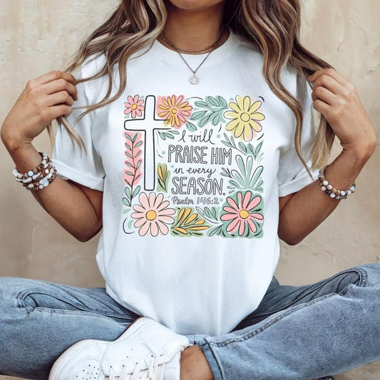 I Will Praise Him DTF Transfers - THIS IS NOT A SHIRT Hoodie, Sweatshirt | InkThreadWorks.com